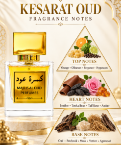 Kesarat Oud perfume-notes pyramid