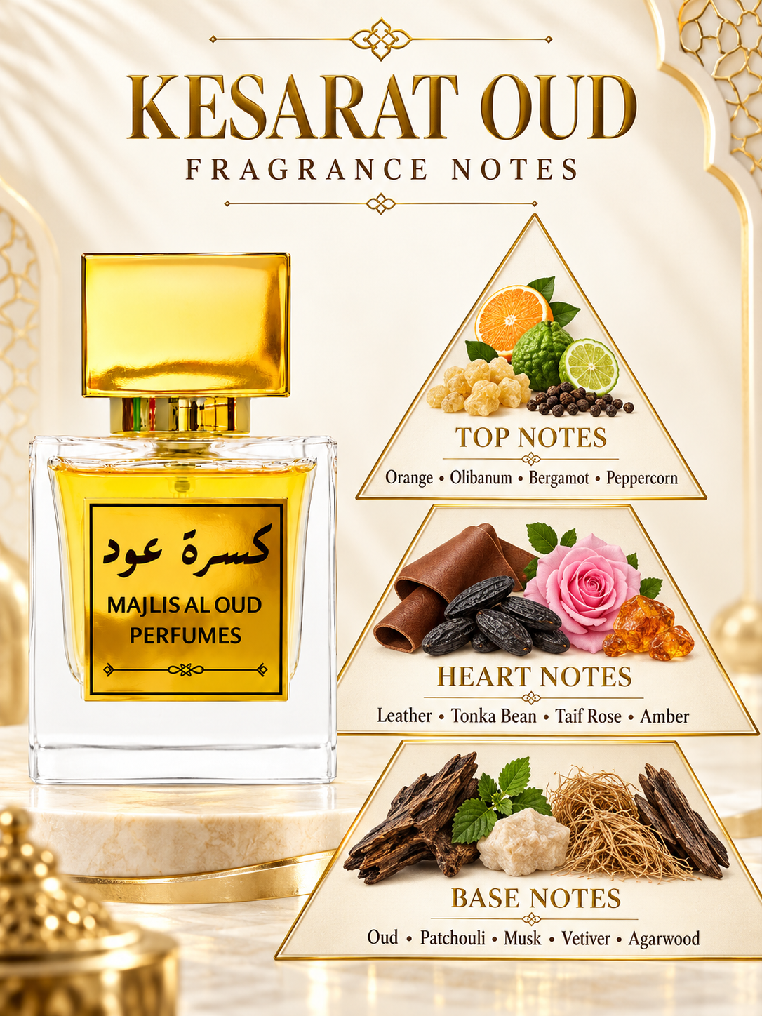 Kesarat Oud perfume-notes pyramid