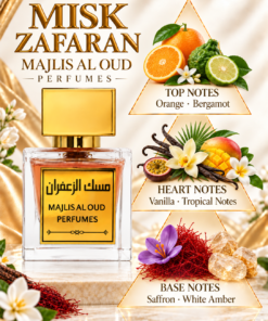 MISK ZAFARAN perfume-notes triangle