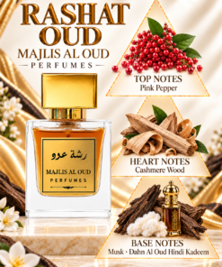 RASHAT OUD perfume-notes triangle